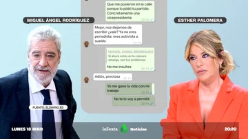 Conversación entre Miguel Ángel Rodríguez y Esther Palomera