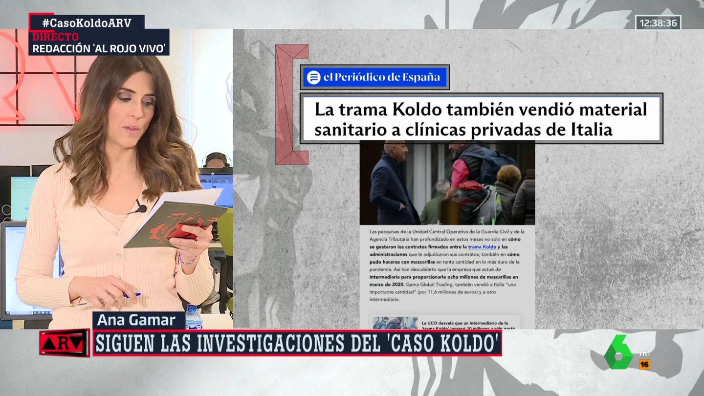 La trama Koldo también vendió material sanitario a clínicas de Italia por 11,6 millones de euros La trama Koldo también vendió material sanitario a clínicas de Italia por 11,6 millones de euros