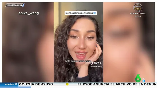 Una alemana que vive en España hace seis años no se acostumbra a nuestra forma de saludar: "Se siente un poco falso" Una alemana que vive en España hace seis años no se acostumbra a nuestra forma de saludar: "Se siente un poco falso"