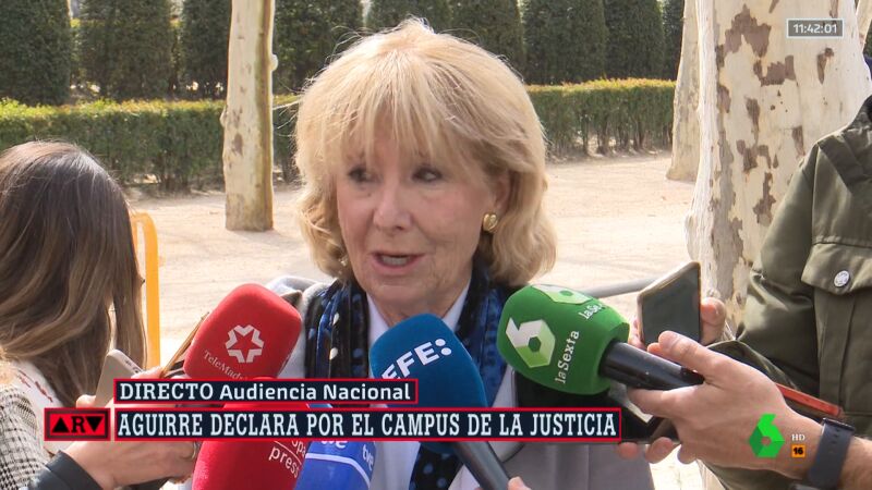 Aguirre comparece ante los medios