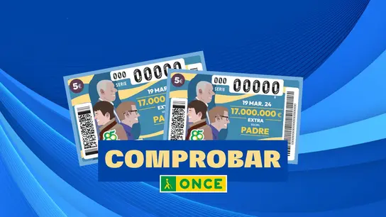 Sorteo del Cupón Extra de la ONCE Día del Padre de 2024 Sorteo del Cupón Extra de la ONCE Día del Padre de 2024