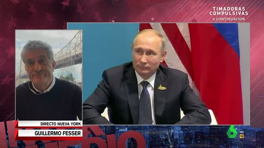 Guillermo Fesser, sobre las elecciones en EEUU: "El movimiento 'Make America Great Again' apoya una monarquía absoluta y su rey es Trump" Guillermo Fesser, sobre las elecciones en EEUU: "El movimiento 'Make America Great Again' apoya una monarquía absoluta y su rey es Trump"