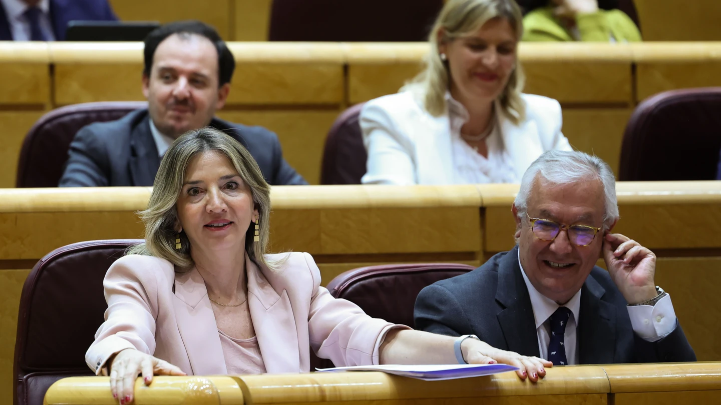 Los senadores del PP Javier Arenas y Alicia García Los senadores del PP Javier Arenas y Alicia García