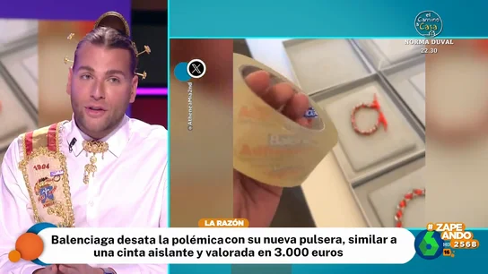 Eduardo Navarrete, tajante sobre la nueva pulsera de Balenciaga: "No me gasto 3.000 euros en eso ni muerto" Eduardo Navarrete, tajante sobre la nueva pulsera de Balenciaga: "No me gasto 3.000 euros en eso ni muerto"