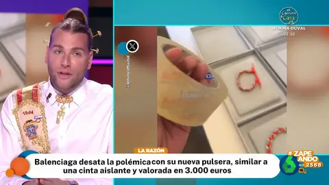 Eduardo Navarrete, tajante sobre la nueva pulsera de Balenciaga: "No me gasto 3.000 euros en eso ni muerto"