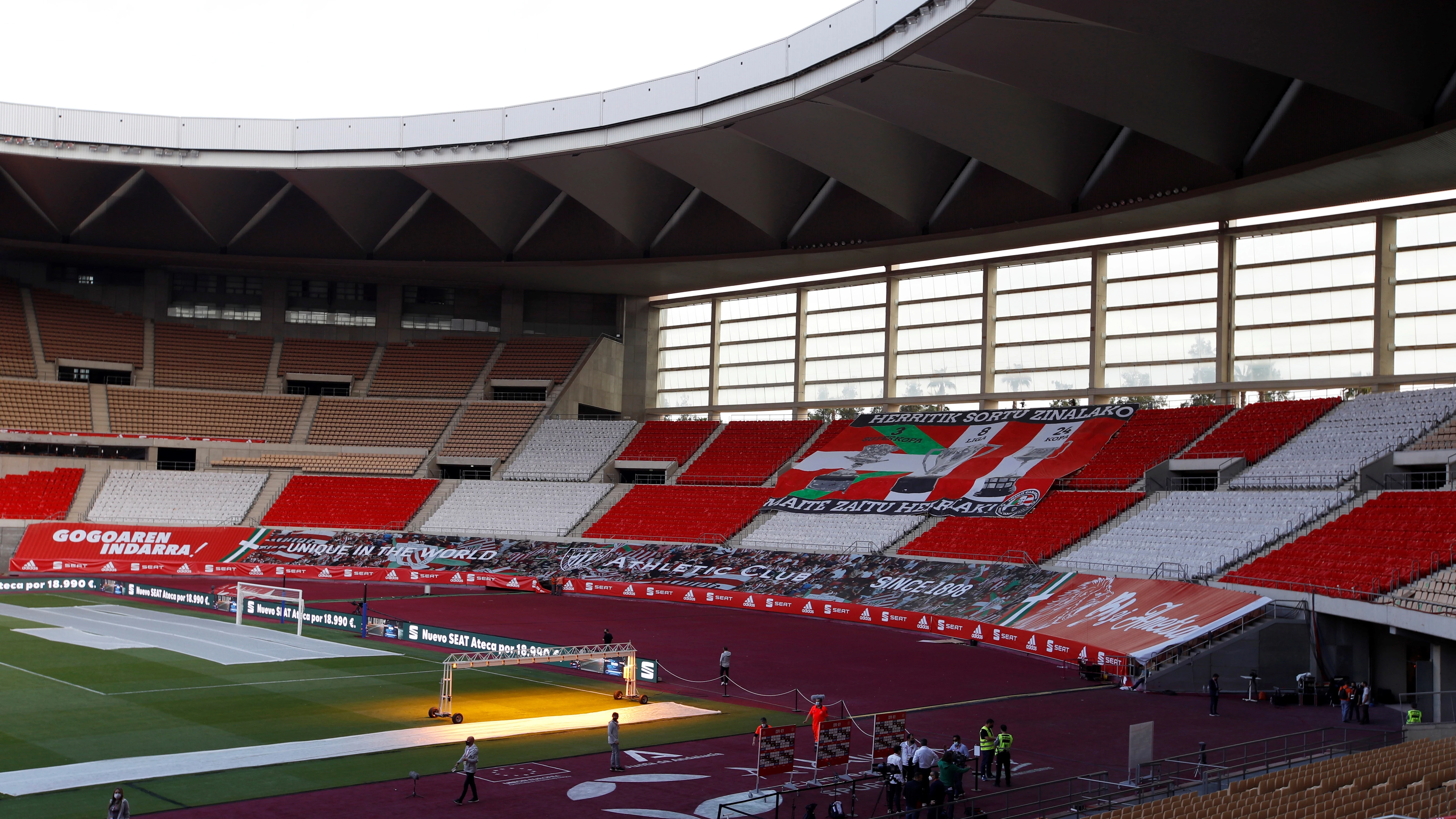 Vista del Fondo Sur del Estadio de La Cartuja