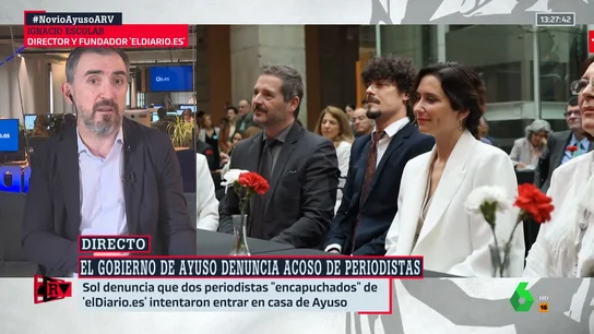 "Ni vamos encapuchados ni utilizamos la violencia": Escolar niega las acusaciones del Gobierno de Ayuso "Ni vamos encapuchados ni utilizamos la violencia": Escolar niega las acusaciones del Gobierno de Ayuso