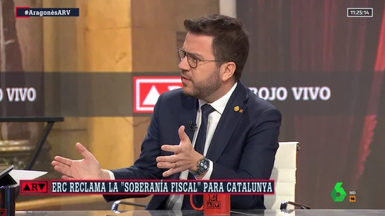 Pere Aragonès en Al Rojo Vivo Pere Aragonès en Al Rojo Vivo