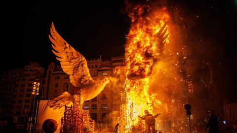 Cremà de las Fallas de Valencia 2024