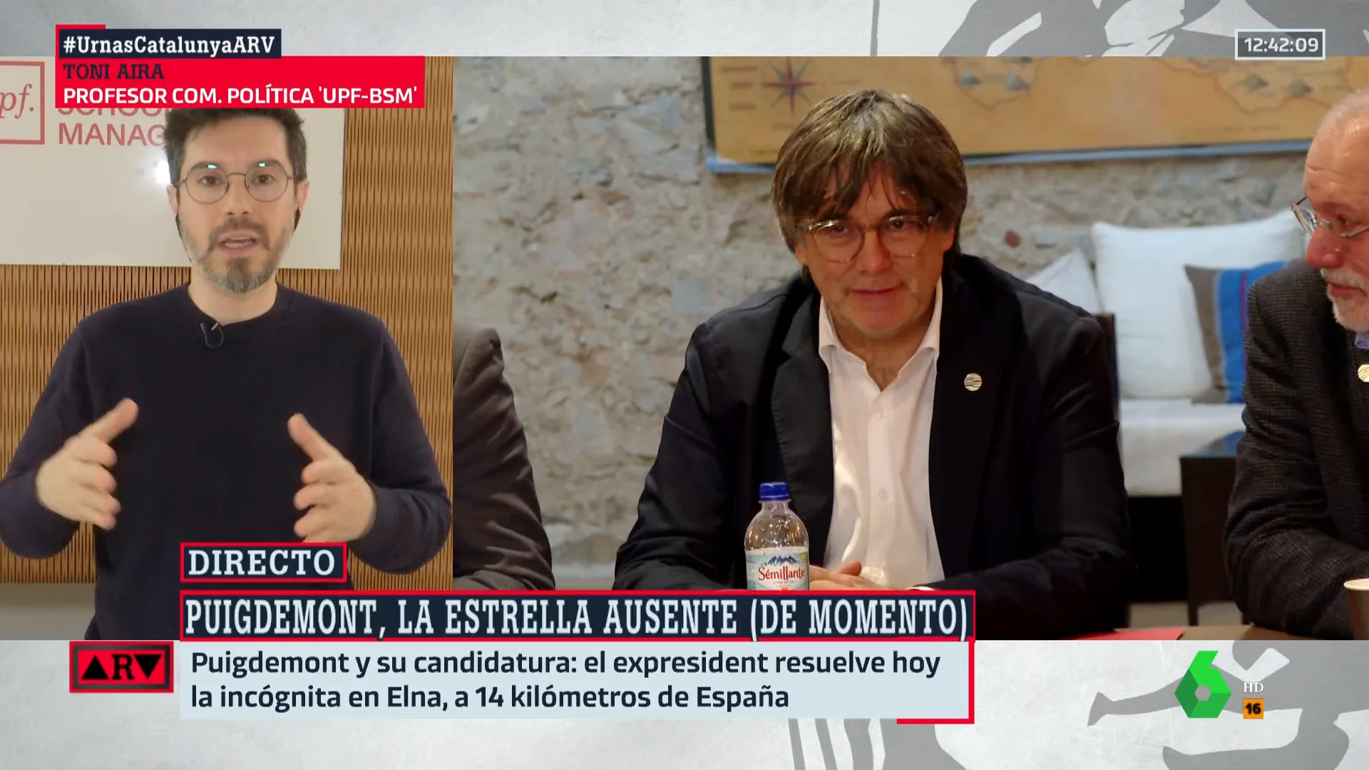 ¿Va a presentarse Puigdemont como candidato de Junts para el 12M? Toni Aira responde