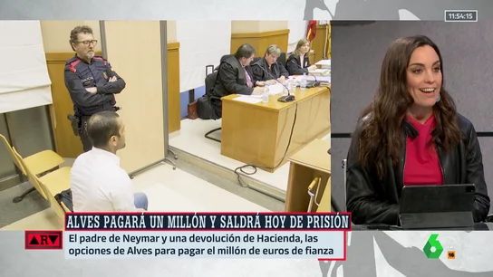 Marta García Aller, sobre Alves: "Estar o no en prisión no depende de que hayas violado, depende del dinero que tengas" Marta García Aller, sobre Alves: "Estar o no en prisión no depende de que hayas violado, depende del dinero que tengas"
