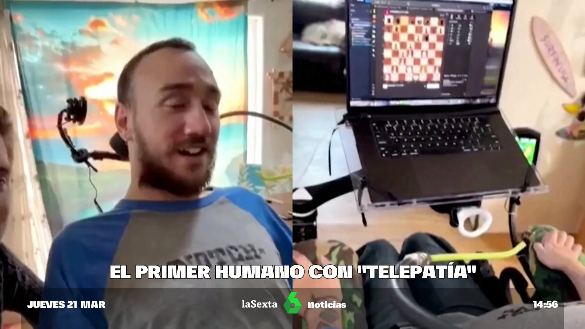 El primer humano con "telepatía"