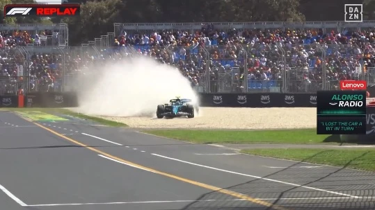 La increíble salvada de Fernando Alonso en Australia: "He perdido el coche..."