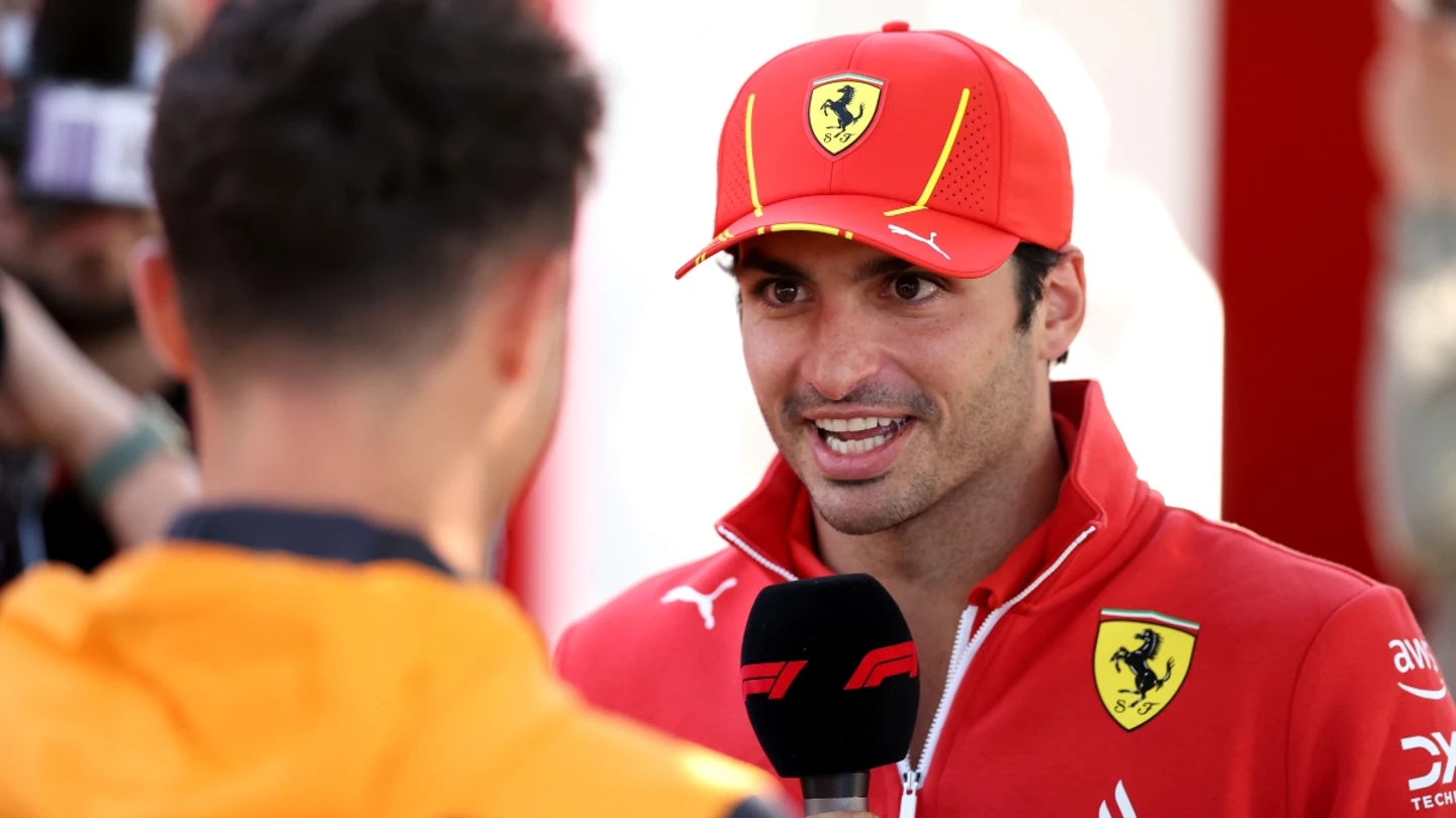 Carlos Sainz, charlando Carlos Sainz, charlando