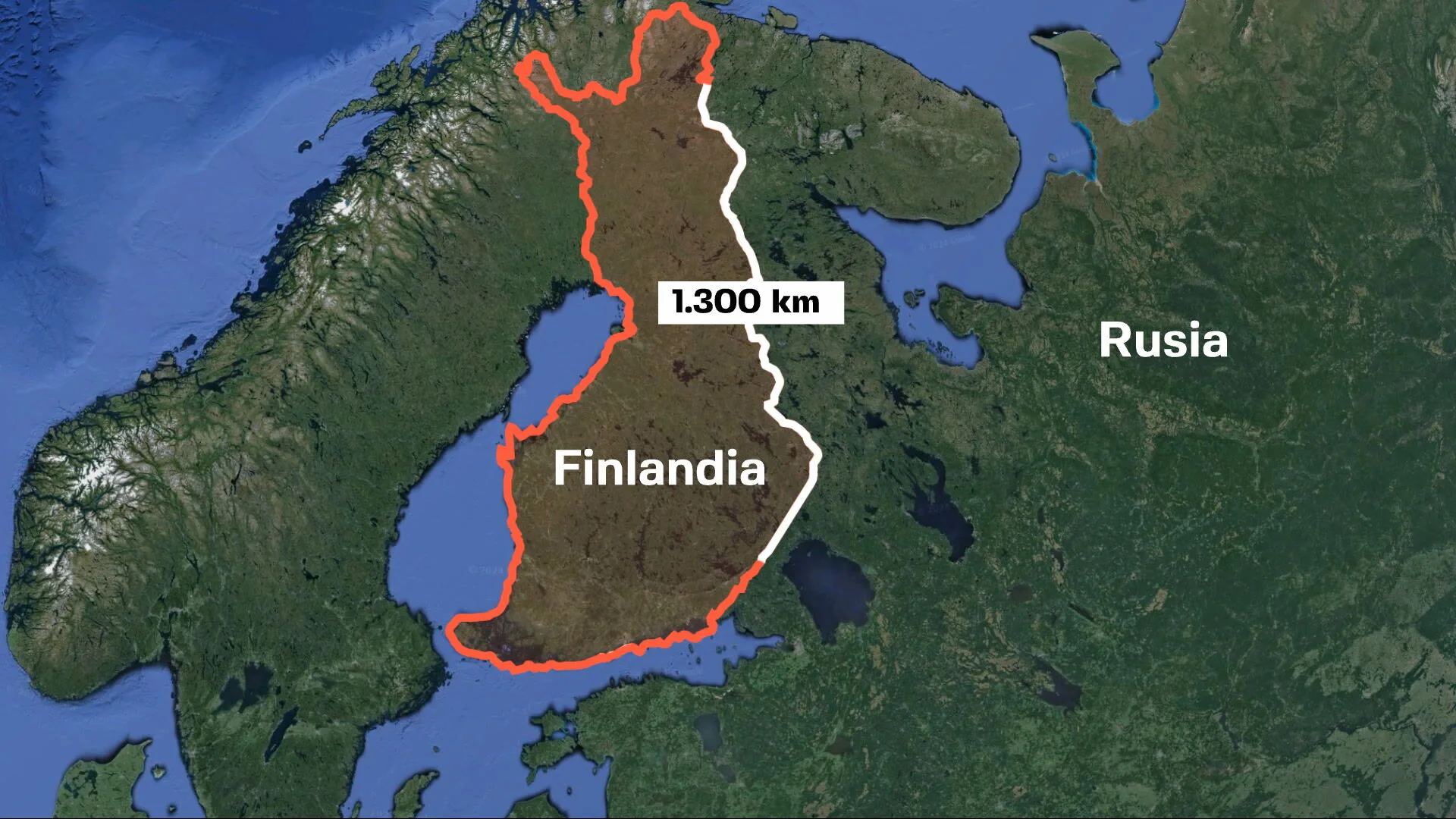 Mapa de Finlandia