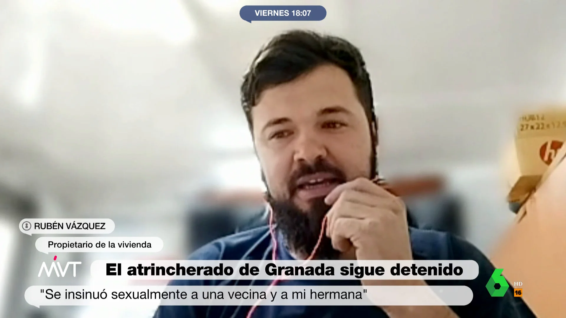 Habla el casero del hombre que se atrincheró en Las Gabias