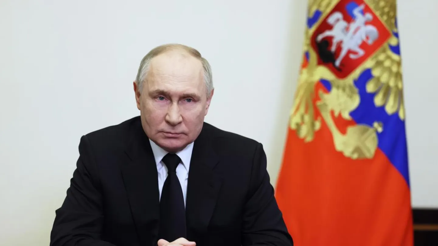 Mensaje de Putin tras el ataque terrorista en Moscú Mensaje de Putin tras el ataque terrorista en Moscú