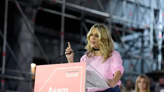 Yolanda Díaz, durante la asamblea de Sumar Yolanda Díaz, durante la asamblea de Sumar