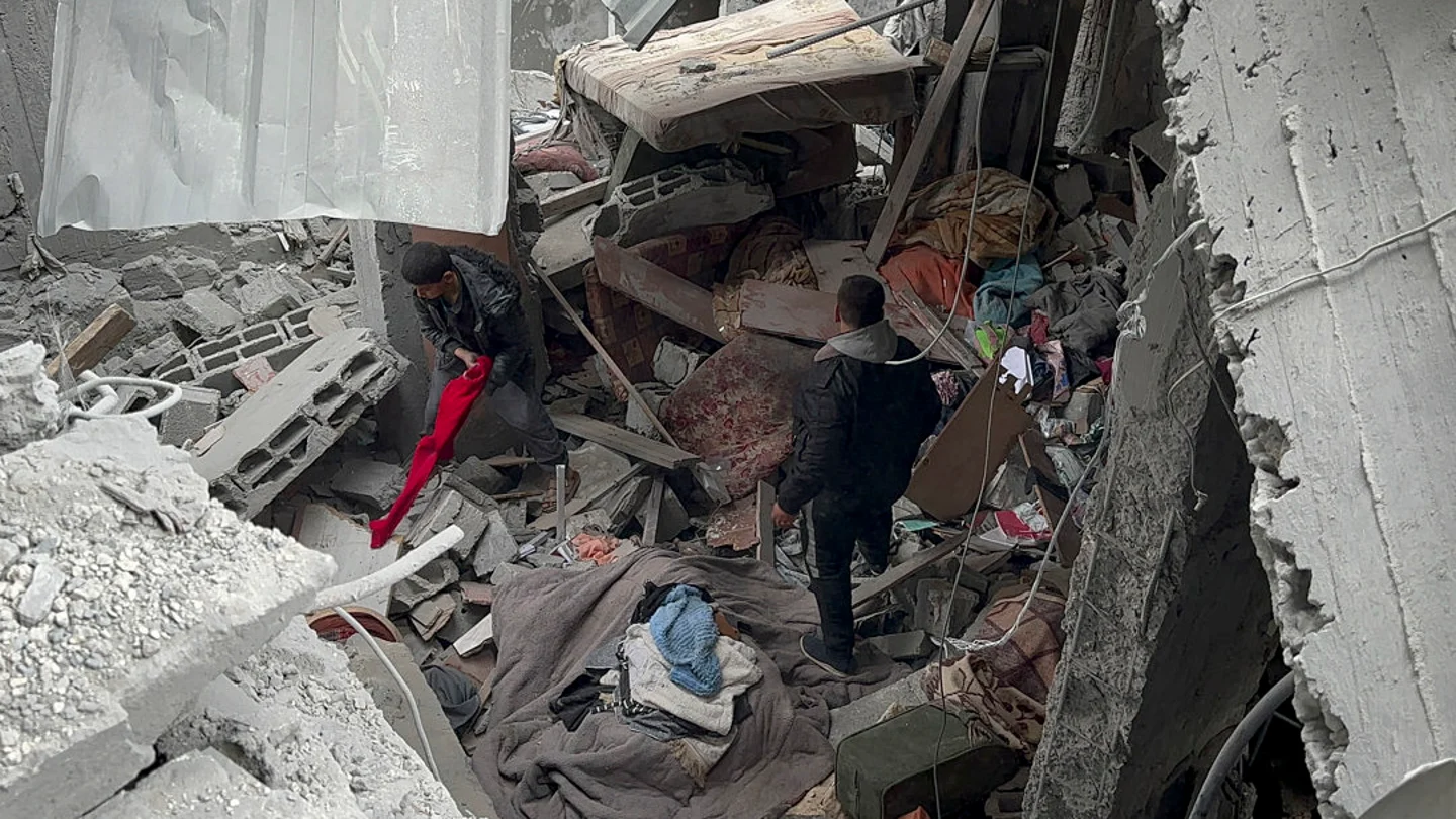 Imagen de la destrucción de Israel en Gaza Imagen de la destrucción de Israel en Gaza