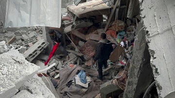 Imagen de la destrucción de Israel en Gaza