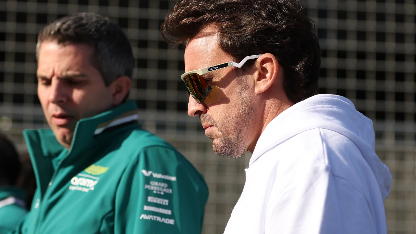 Fernando Alonso, piloto de Aston Martin Fernando Alonso, piloto de Aston Martin
