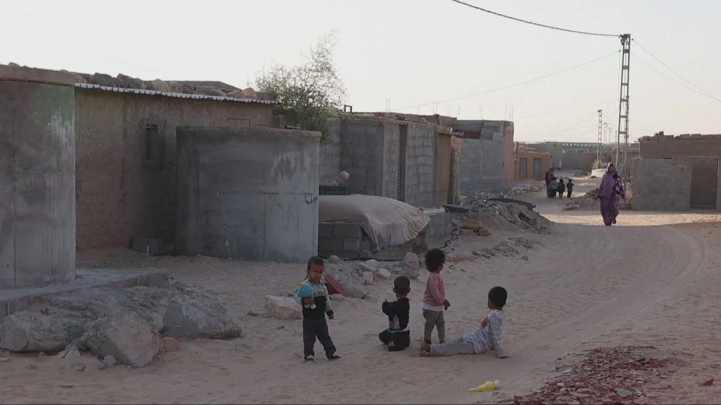Un campo de refugiados en el Sahara Occidental Un campo de refugiados en el Sahara Occidental