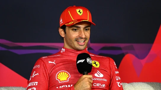 Carlos Sainz tras su victoria en Australia Carlos Sainz tras su victoria en Australia