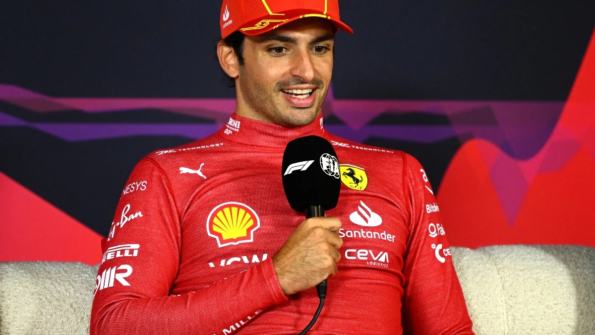 Carlos Sainz tras su victoria en Australia