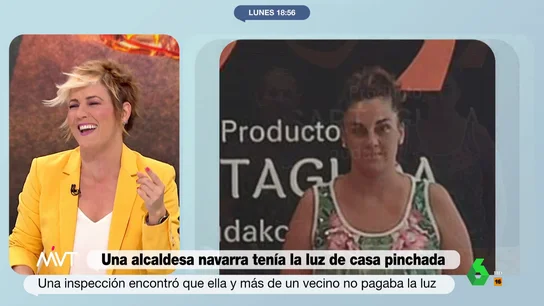 Beatriz de Vicente desata la risa de Cristina Pardo al hablar de la alcaldesa que tenía pinchada la luz Beatriz de Vicente analiza en este vídeo el caso de la alcaldesa de Sartaguda, en Navarra, que ha dimitido tras descubrirse que tenía pinchada la luz de su casa. En este vídeo explica por qué es un delito "doloso", provocando la risa de Cristina Pardo.