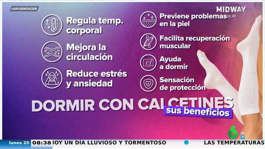 Los expertos ponen fin a un debate ancestral: dormir con calcetines es bueno para la salud Los expertos ponen fin a un debate ancestral: dormir con calcetines es bueno para la salud