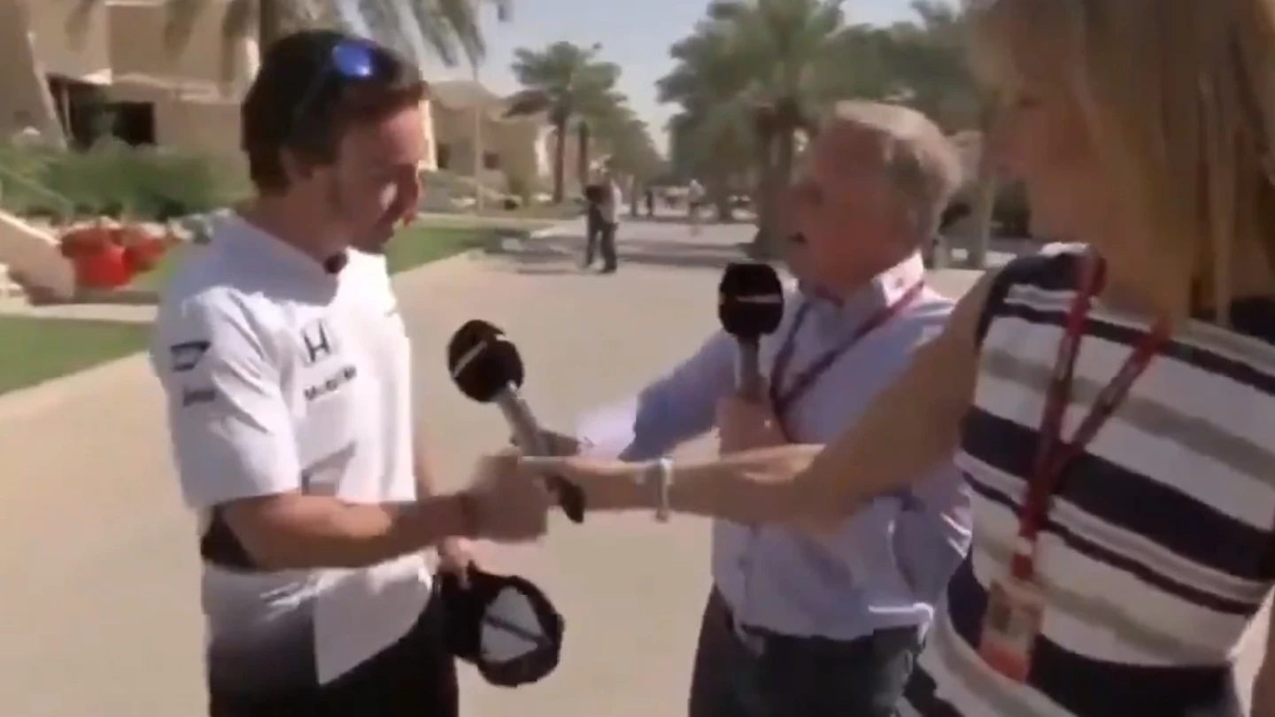 Fernando Alonso y Johnny Herbert Fernando Alonso y Johnny Herbert