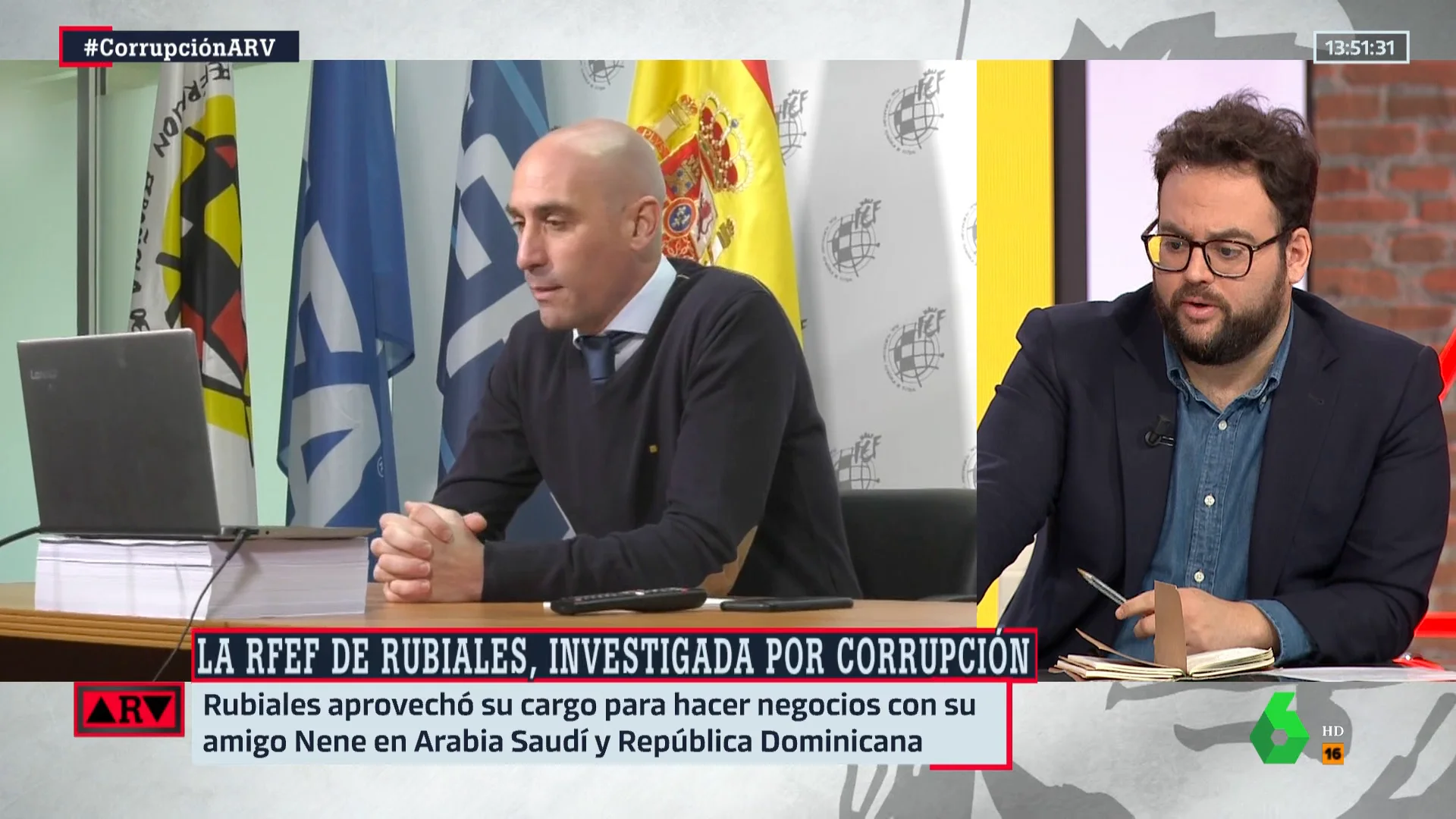 ARV- Monrosi, sobre Rubiales: "Nunca le agradeceremos lo suficiente a las campeonas del mundo que nos lo quitasen de en medio"