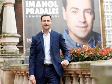 El candidato del PNV a lehendakari, Imanol Pradales