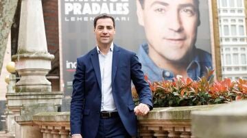 El candidato del PNV a lehendakari, Imanol Pradales