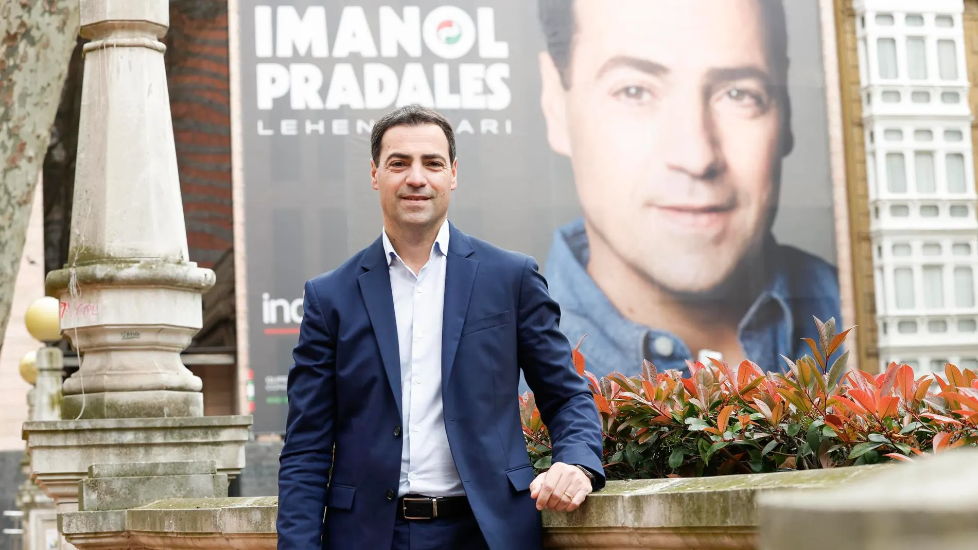 El candidato del PNV a lehendakari, Imanol Pradales