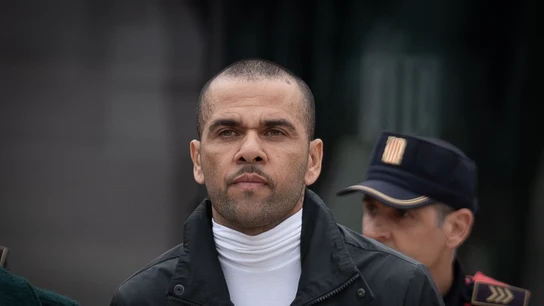 El exfutbolista Dani Alves, a su salida de la cárcel de Can Brians El exfutbolista Dani Alves, a su salida de la cárcel de Can Brians