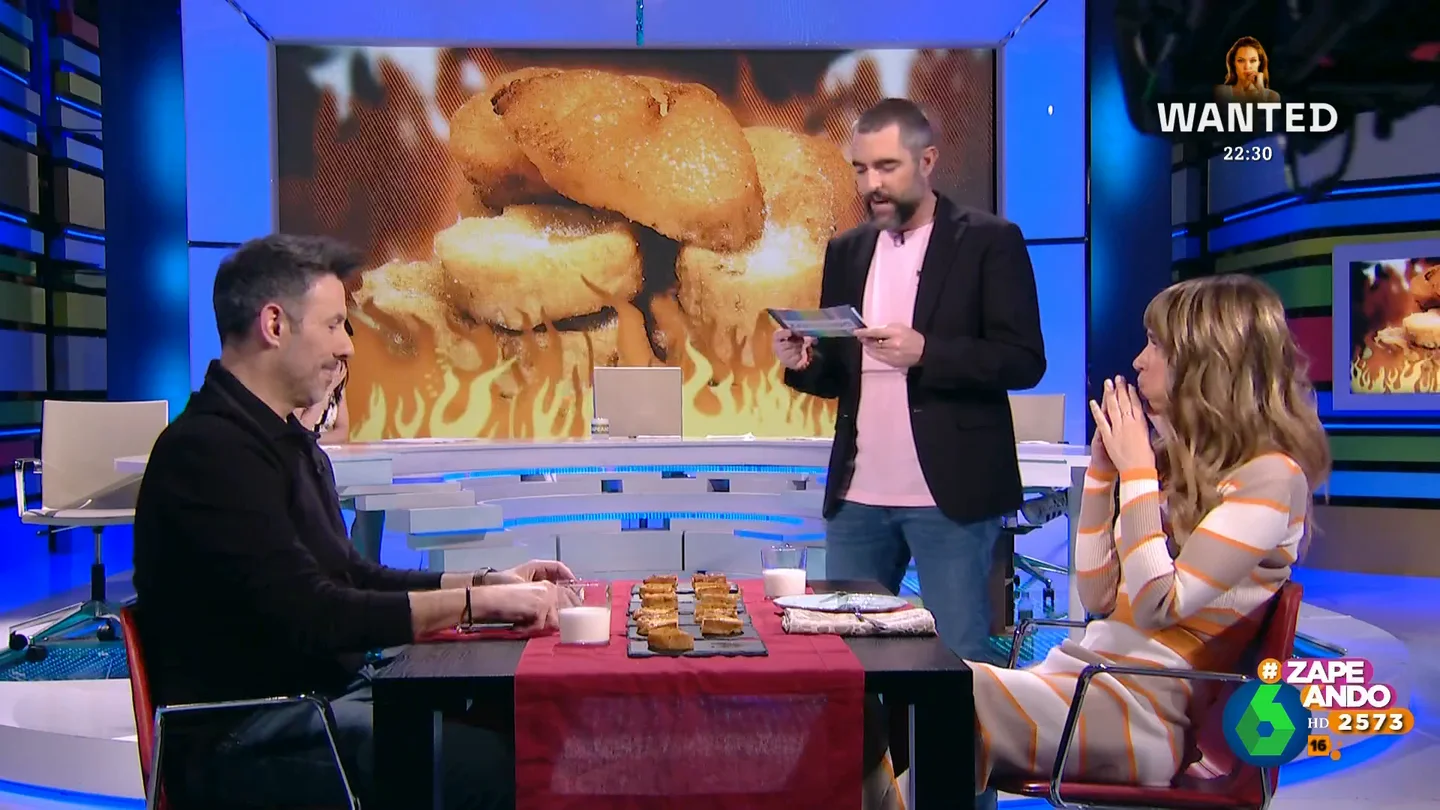 María Gómez e Iñaki Urrutia se miden en el concurso más 'extremo' de Zapeando: "La torrija picante" María Gómez e Iñaki Urrutia se miden en el concurso más 'extremo' de Zapeando: "La torrija picante"