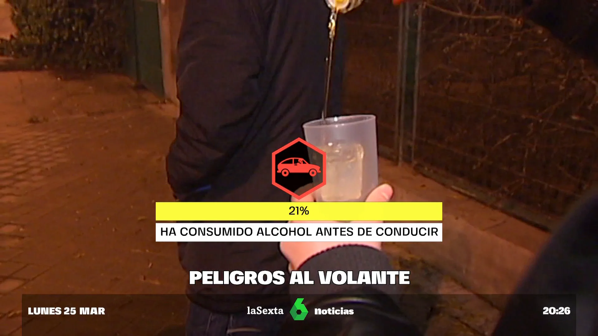 Uno de cada cinco jóvenes confiesa que ha bebido alcohol o tomado drogas antes de conducir