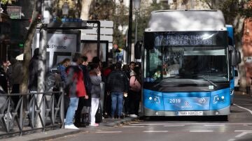 Un autobús de la EMT Madrid