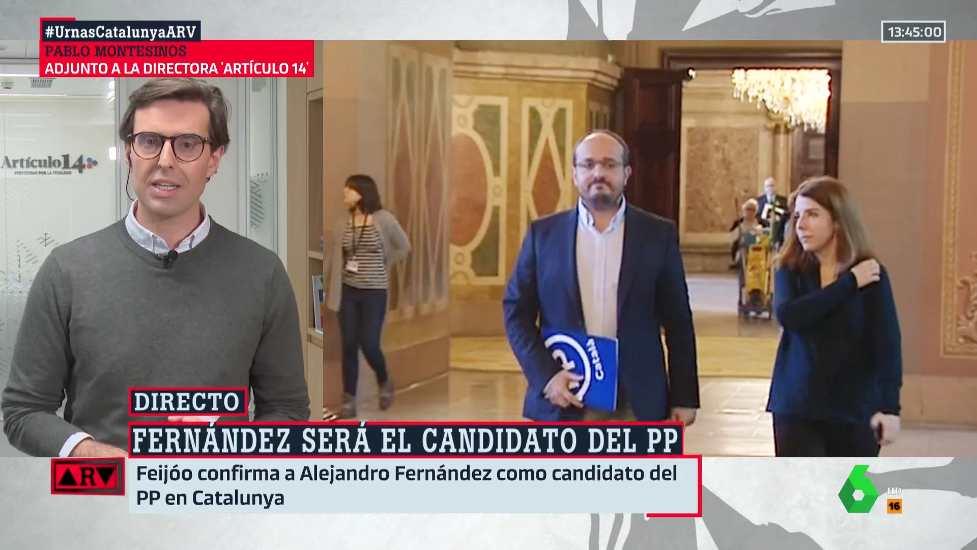 Montesinos desvela "las discusiones internas" en el PP sobre la candidatura de Alejandro Fernández en las elecciones de Cataluña Montesinos desvela "las discusiones internas" en el PP sobre la candidatura de Alejandro Fernández en las elecciones de Cataluña