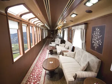 Interior del tren Transcantábrico Gran Lujo Interior del tren Transcantábrico Gran Lujo