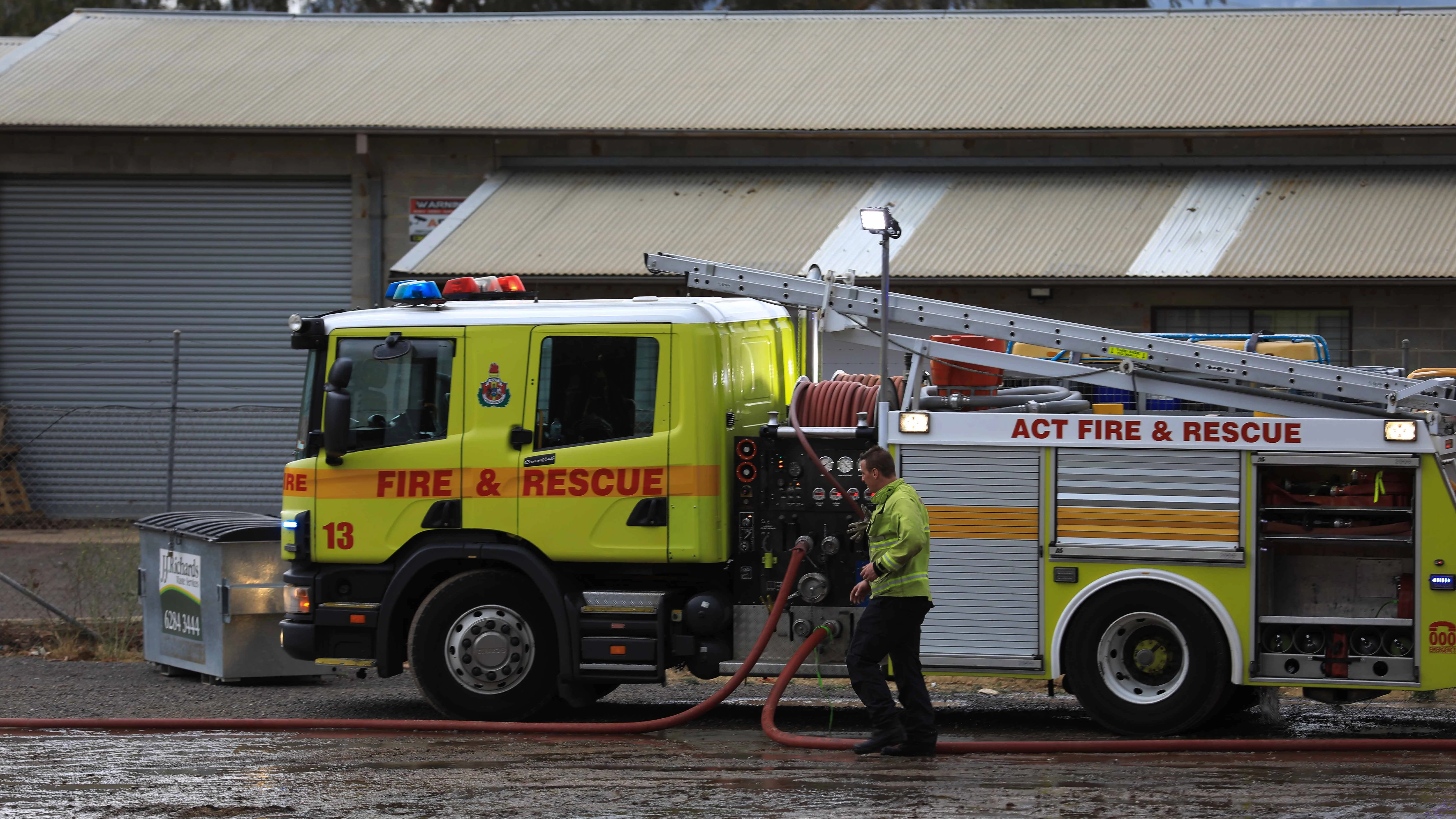 Imagen de archivo bomberos en Australia