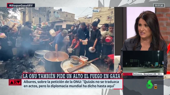 ARV- Imma Lucas reacciona a la petición de la ONU sobre Gaza: "¿Qué sentido tiene si no se va a cumplir?" ARV- Imma Lucas reacciona a la petición de la ONU sobre Gaza: "¿Qué sentido tiene si no se va a cumplir?"