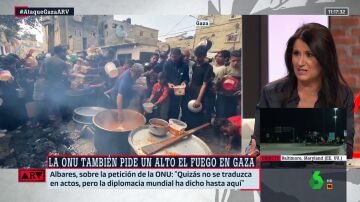 ARV- Imma Lucas reacciona a la petición de la ONU sobre Gaza: "¿Qué sentido tiene si no se va a cumplir?"