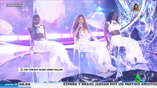 Shakira canta en el Show de Jimmy Fallon en pleno directo 'Puntería', su exitoso tema con Cardi B Shakira canta en el show de Jimmy Fallon en pleno directo 'Puntería', su exitoso tema con Cardi B
