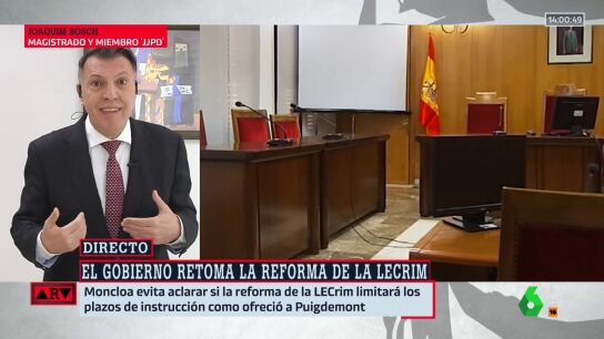 Joaqu&iacute;m Bosch explica por qu&eacute; es "necesario" reformar la ley LeCrim