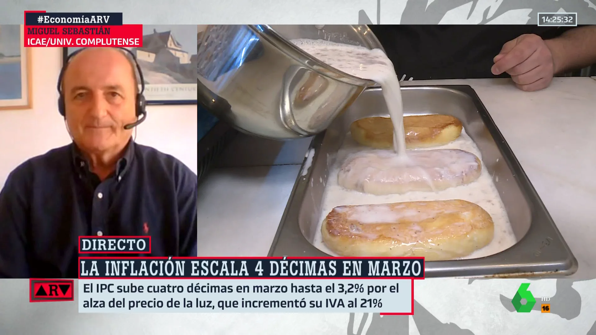 Miguel Sebastián explica por qué están tan caras las torrijas