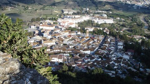 Vista panorámica de Jimena de la Frontera