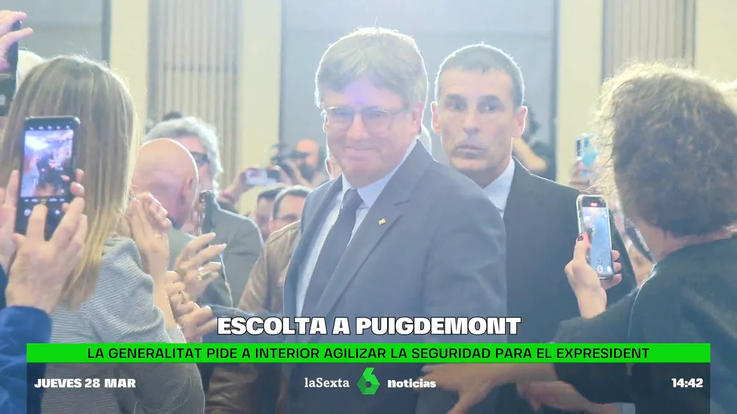 El Govern insiste en pedir una escolta para Puigdemont tras el anuncio de su candidatura al 12M El Govern insiste en pedir una escolta para Puigdemont tras el anuncio de su candidatura al 12M
