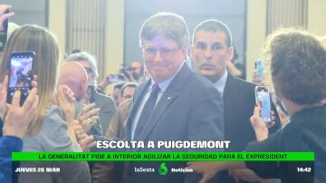 El Govern insiste en pedir una escolta para Puigdemont tras el anuncio de su candidatura al 12M